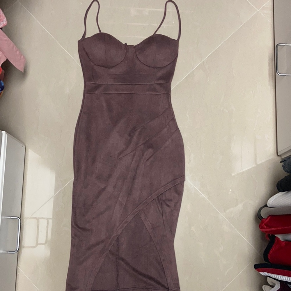Never used suede dress